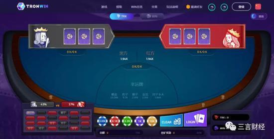 TronWin的线上赌博种类丰富