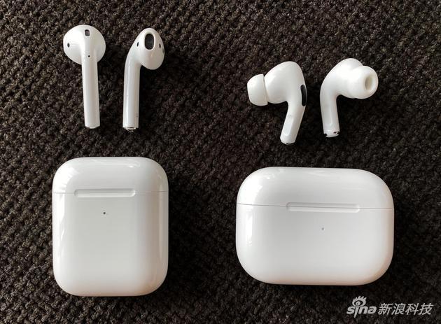 一代AirPods与AirPods Pro对比