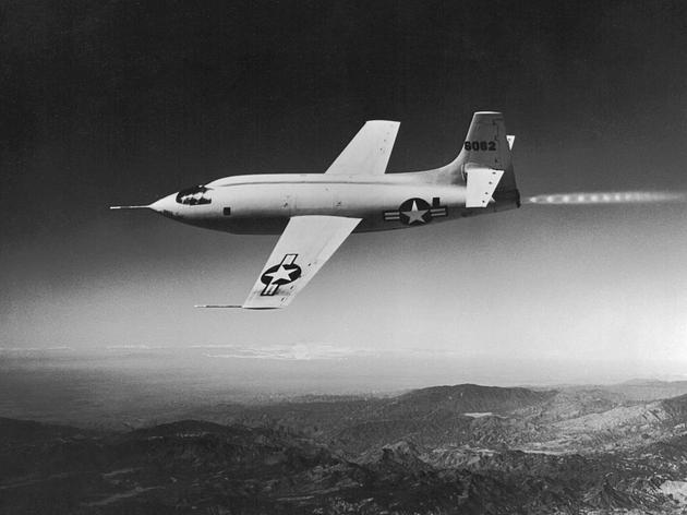 ▲ X-1 试验机。 图片来自:Wikimedia