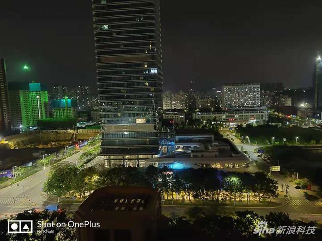 采用夜间模式拍摄