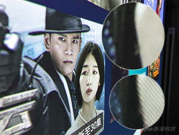 1080P(图中右上角)和720P(图中右下角)画质细节对比