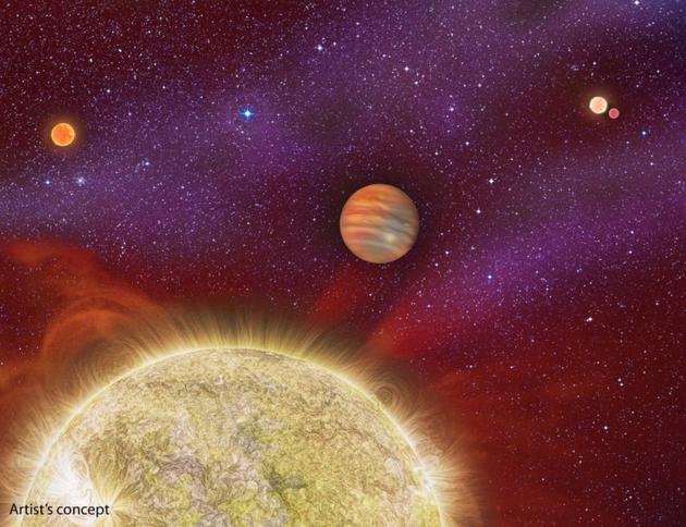 艺术示意图:系外行星就是指太阳系之外,围绕其他恒星运行的行星体。我们对于这些遥远世界几乎一无所知,对它们的内部结构则更加陌生