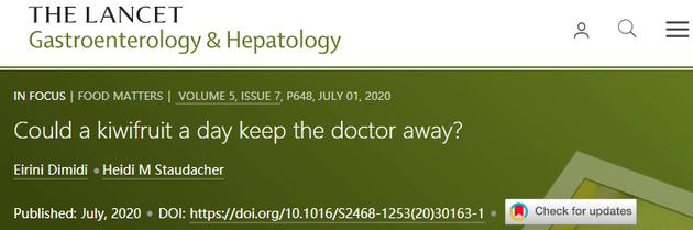 截图来源:The Lancet Gastroenterology and Hepatology