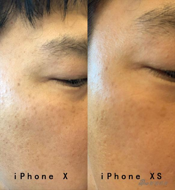 iPhone X和XS系列自拍对比
