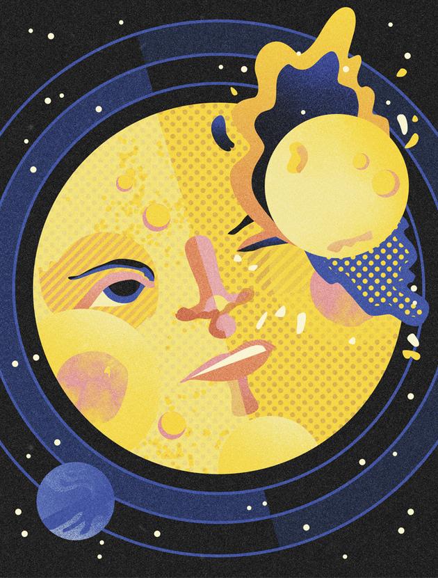 原始月球是否曾经和另一颗地球卫星发生过碰撞,形成了我们今天所见到的月球?