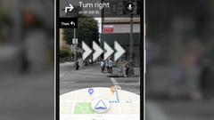 谷歌地图加入增强现实功能：用虚拟导游在实景中带路