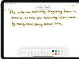 苹果iPadOS 16新增手写矫正功能，让书写更加整洁