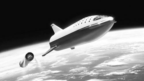 图片说明:美国SpaceX公司的“星舰”想象图(上)与印度的月球巡视器(下)。