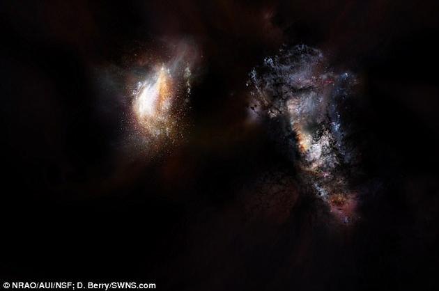 观测表明这两个原始星系形成于宇宙诞生之后的7.8亿年,大约是当前宇宙年龄的5%。这两个星系距离非常近,预计不久将合并形成一个迄今观测最大的星系,同时该星系也可能形成孕育生命的星球。