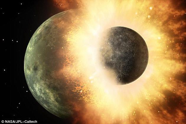 两颗迎头相撞的遥远行星创造出了一颗富含铁元素的新星球,质量接近地球的10倍。这是天文学家首次在太阳系外探测到的行星撞击。