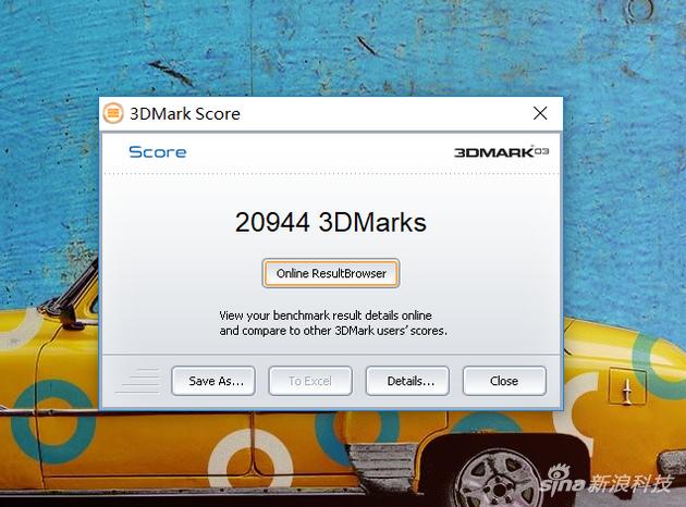 3DMark03得分