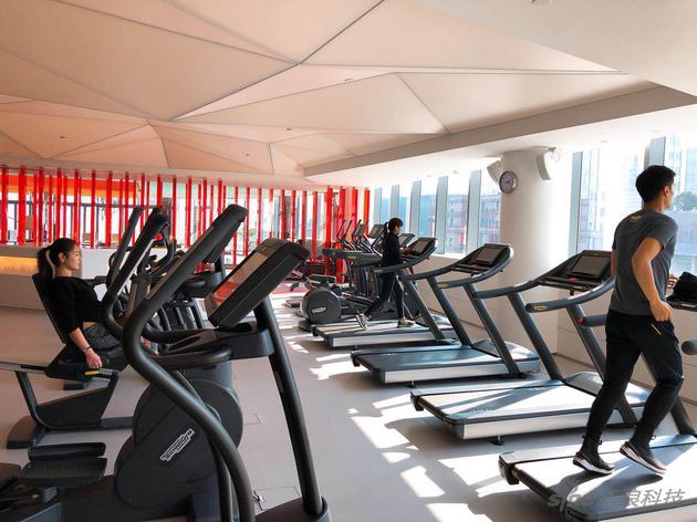 上海W外滩酒店FIT健身中心也布局了GymKit设备