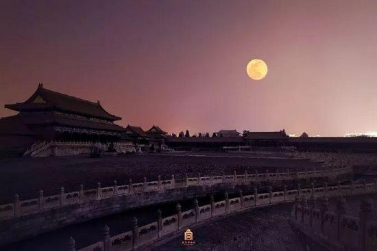 △元宵节的故宫 摄影/张林 来源/@故宫博物院