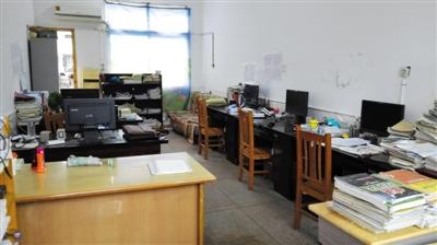 滕昭汉老师遇害的办公室。新华社记者 袁汝婷 摄