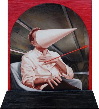 郑宏祥《偏见》混合媒体 80 x 71cm 2015