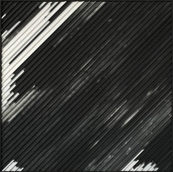 于洋, 水墨物体-留白No.3、120cm_x120cm、纸本水墨,木、2016