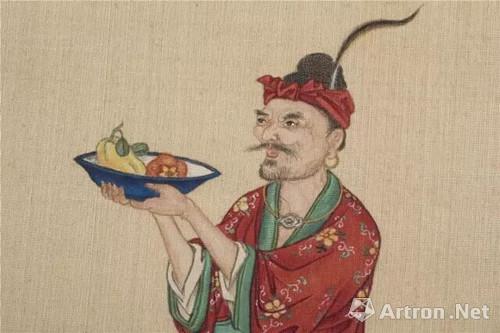 钦定画卷《职贡图》局部