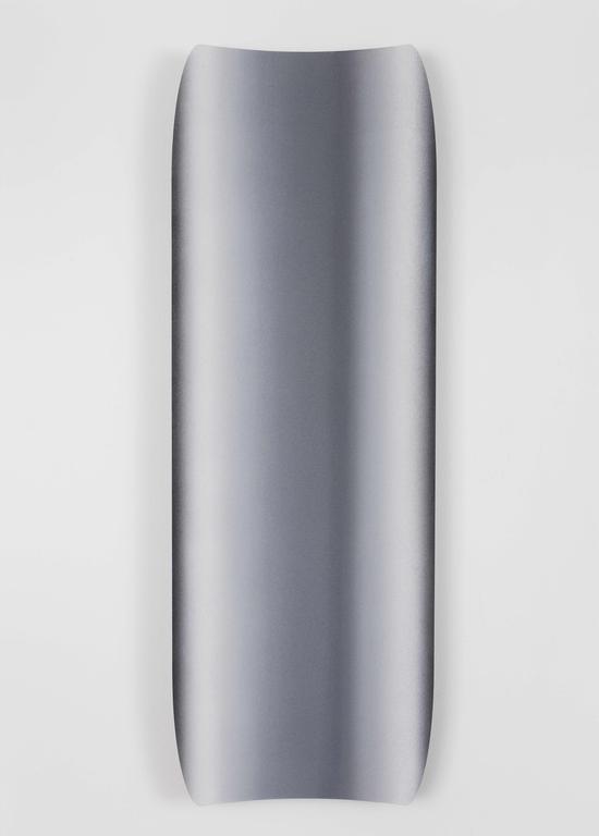 陈文骥,什么-灰色的,铝塑板上油画,100x35.5cm,2012