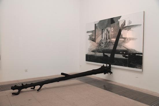 《无关的风景之三》,200x300cm,布面油画,2016