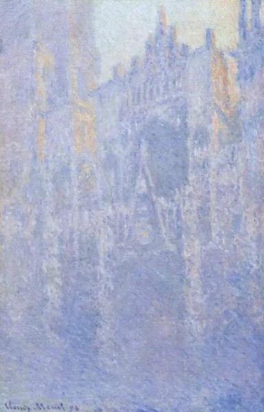 莫奈,《早晨的鲁昂大教堂正门》,1892-1894,埃森弗柯望博物馆