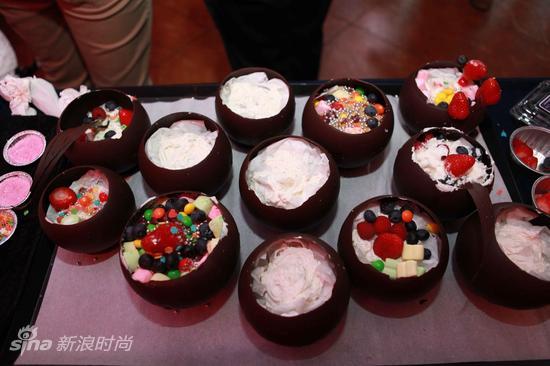 活动现场美食缤纷