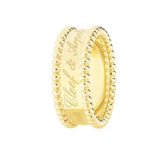 Van Cleef & Arpels梵克雅宝Perlee黄K金Signature戒指