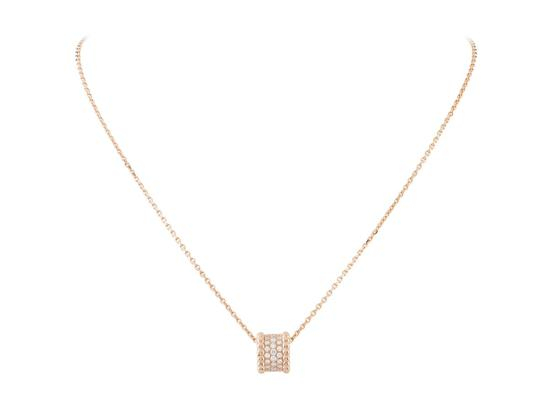 Van Cleef & Arpels梵克雅宝Perlee玫瑰金镶嵌钻石项链