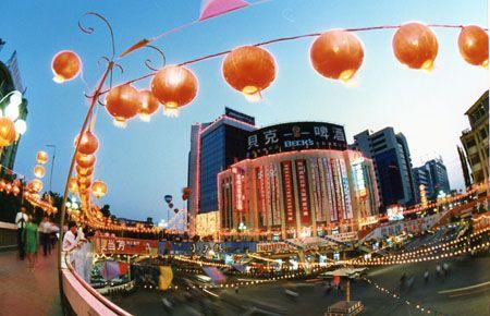 1990年的东街口天桥