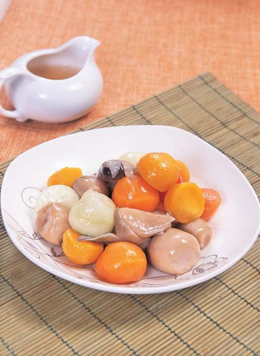 峨眉山斋菜:普贤烧三圆