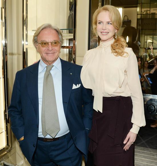 TOD'S集团主席Diego Della Valle与奥斯卡影后妮可·基得曼小姐