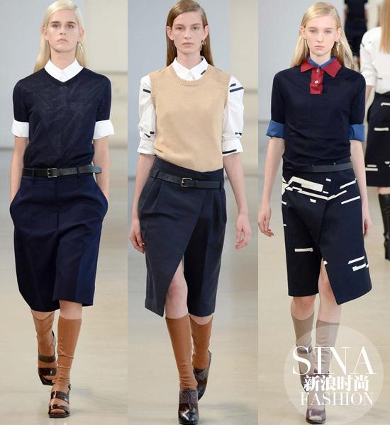 Jil Sander 2015春夏女装:学院风