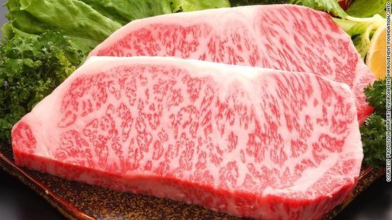 纯种神户牛肉含有丰富的欧米茄-3不饱和脂肪酸