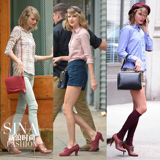 Taylor Swift牛津鞋搭配