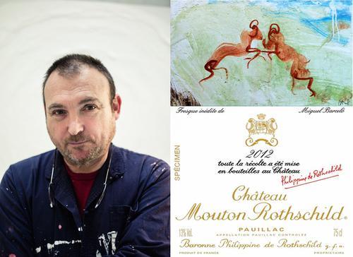 Miquel Barcelo和最新的2012年份酒标