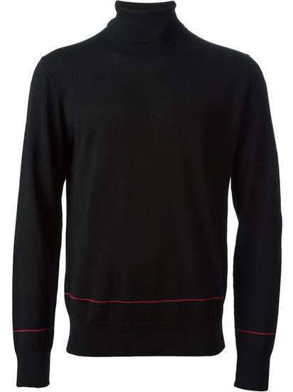 Paul Smith黑色高领毛衣