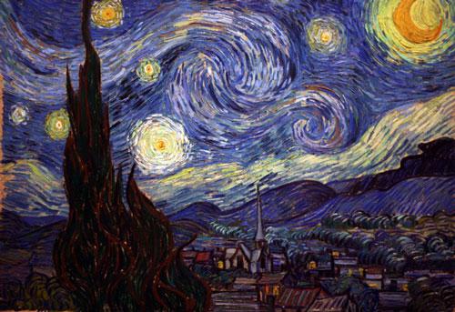 仿若梦境般浪漫的自行车道,灵感来源于梵高的《星空》