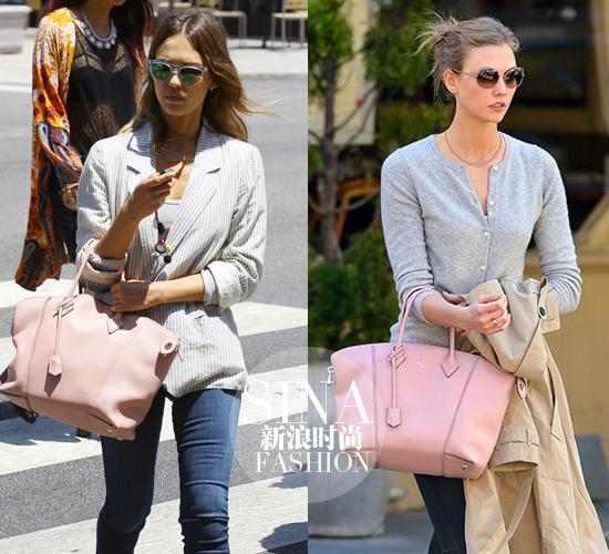 左:Jessica Alba 右:Karlie Kloss