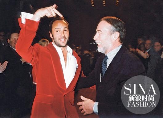 当时的CEO Domenico de Sole与设计师Tom Ford