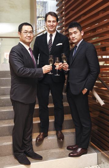 爱马仕全球执行副总裁柯睿涵先生,爱马仕大中华区总裁曹伟明先生