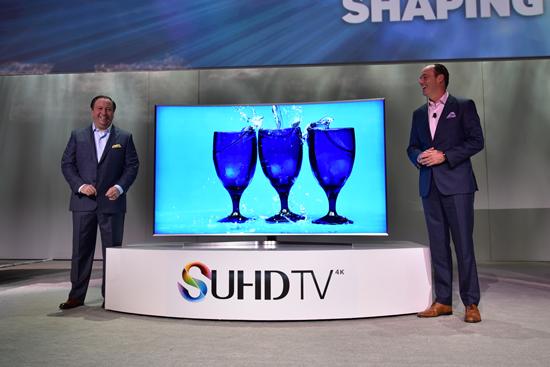 图为:三星Tizen Smart TV电视
