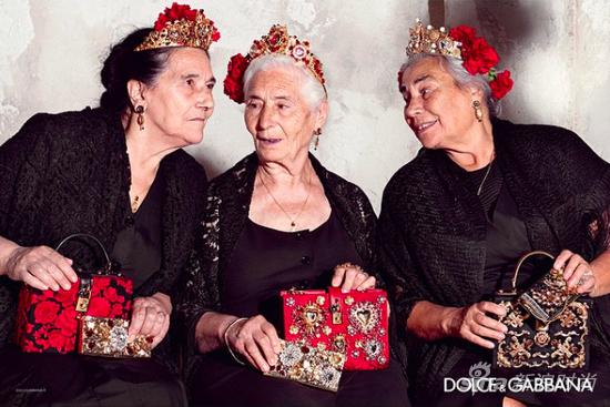 Dolce & Gabbana:一群奶奶表温情