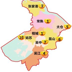 2014苏州彩票中大奖地图出炉 诞生8位千万富翁
