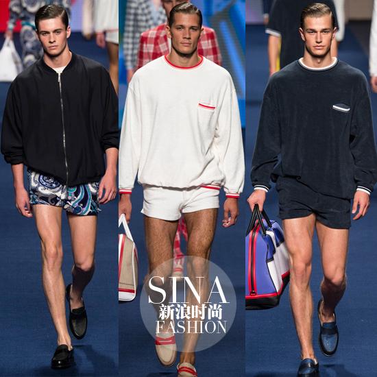 韩庚助阵的 Etro 2015春夏男装秀场图