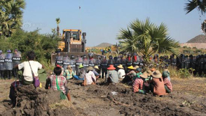 缅甸村民围攻中资铜矿