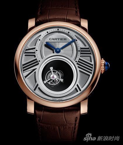 Rotonde de Cartier 双重神秘陀飞轮腕表