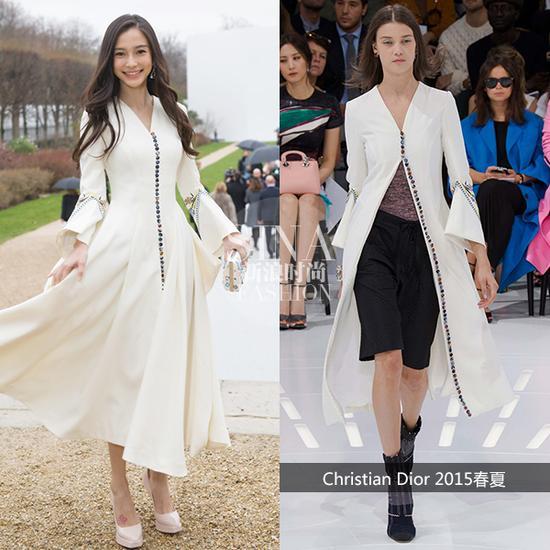 baby身穿dior2015春夏系列