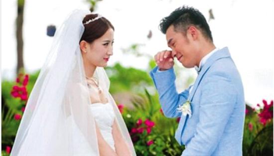 陈赫与许婧结婚时曾当场激动流泪。