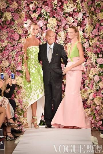 大师本人谢幕的最后一次Oscar de la Renta 2015春夏系列