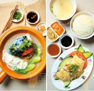 鱼头米粉 48元 海南鸡饭 38元