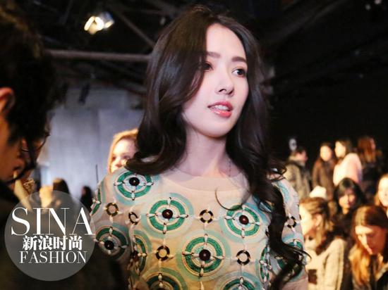 郭碧婷 2015秋冬时装周DKNY秀场